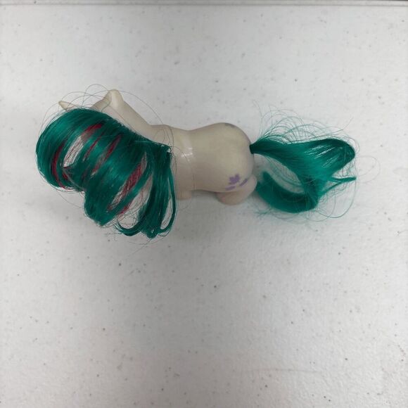 G1 My Little Pony BABY GUSTY 1986 Vintage Hasbro Beddy Bye Eyes Maple Leaf - Picture 7 of 8